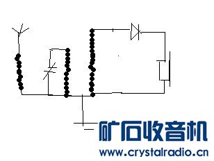 电路图.jpg 矿石收音机diy制作