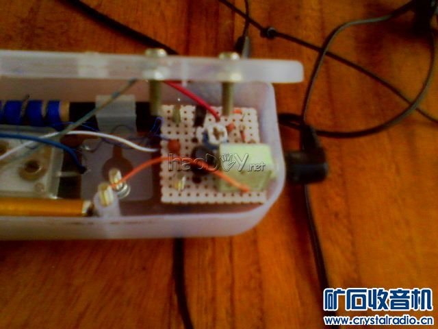 右半边电路部分 现代元件做的636晶体管收音机