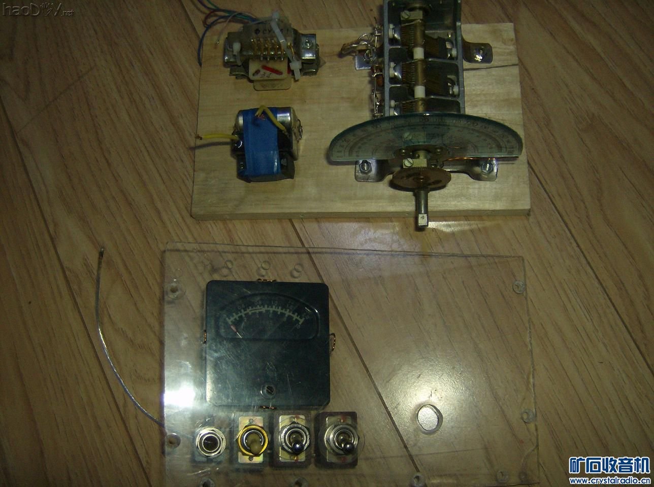 HPIM0639.JPG 画轴大环场效应管检波中波矿石收音机