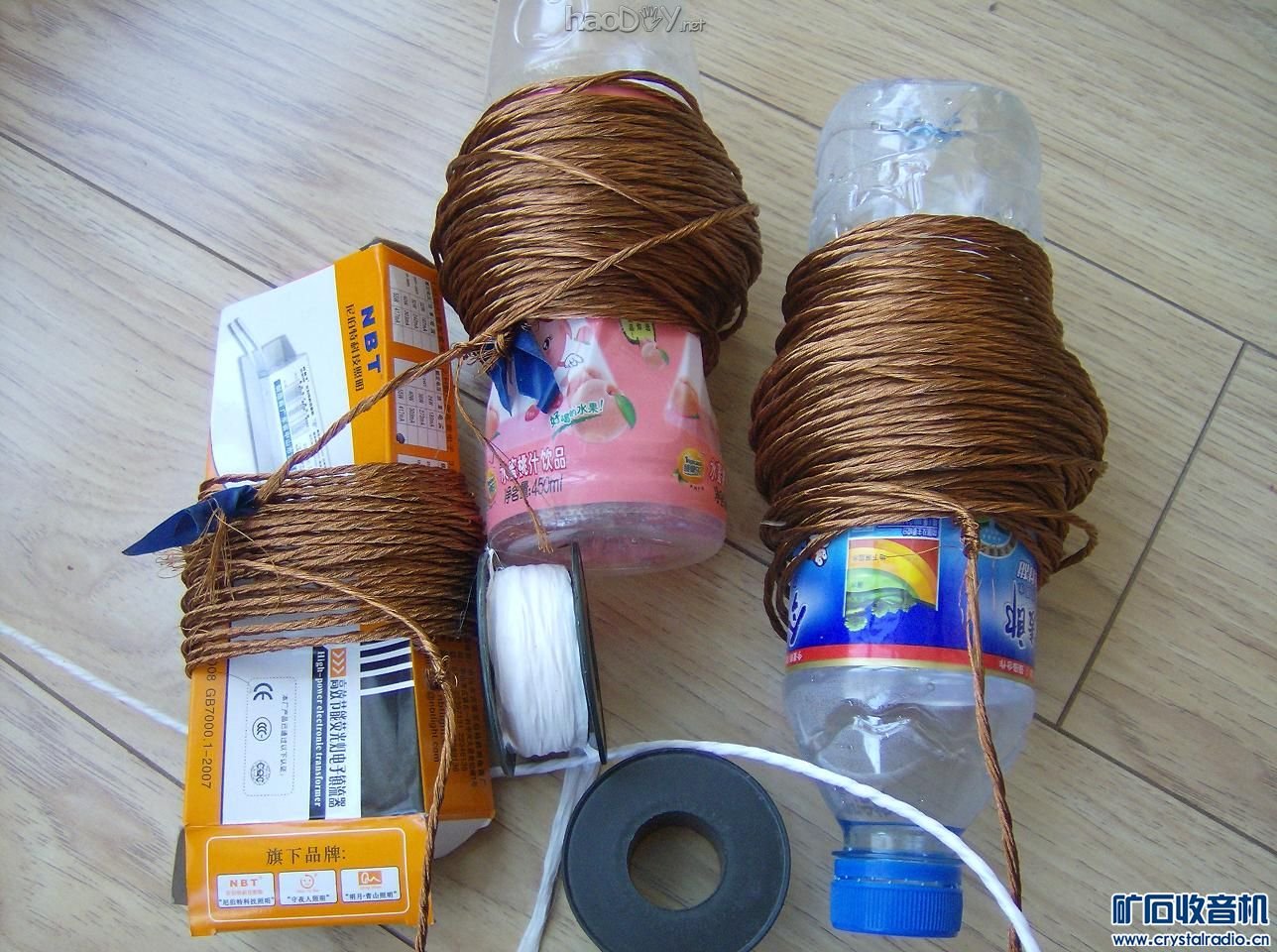 HPIM0626.JPG 画轴大环场效应管检波中波矿石收音机