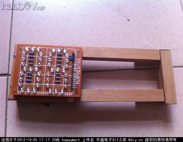 照片 125.jpg 洞洞板,LED,51单片机+DS1302做的小夜灯时钟 附视频