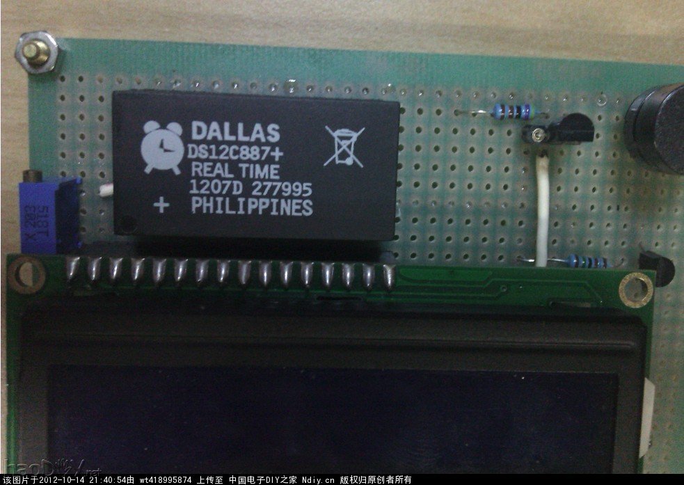 2.jpg 1602液晶精确显示时钟