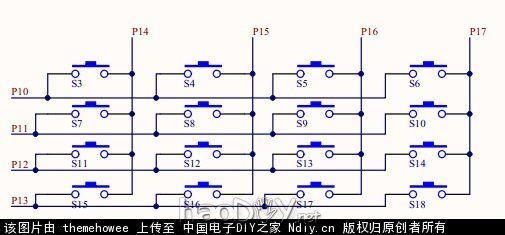 矩形键盘截图.jpg 基于51单片机的GSM漏水检测