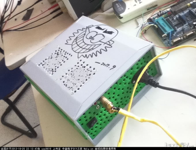 IMG_0255.JPG 菜鸟上个月用tda2030a制作的BTL功放 附电线路原理图纸