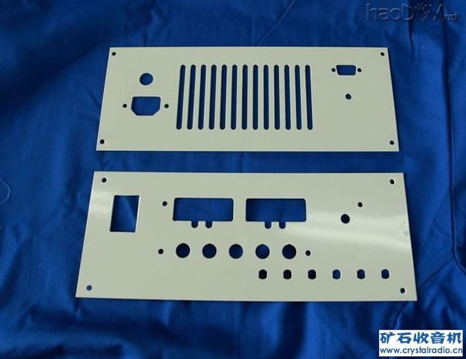 喷塑后前后面板.jpg STM32单片机数控电源