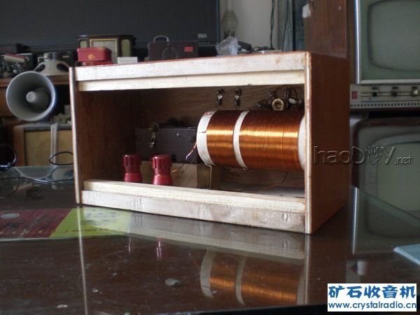 CIMG3931.JPG 用老元件和高仿元件制作的矿石收音机