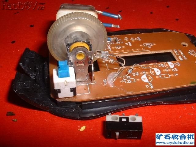 这个开关用来做收音机的电源开关K 这个开关用来做收音机的电源开关K