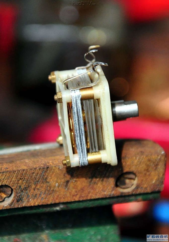 出问题的有机双连.JPG 两管再生收音机