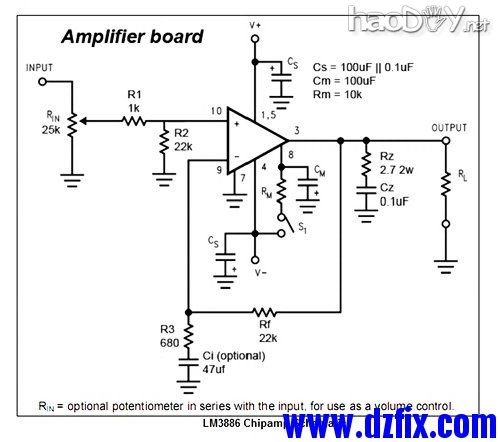 LM388610.jpg 用LM3886搭棚制作精致的功放机+线路图(DONGWEI)