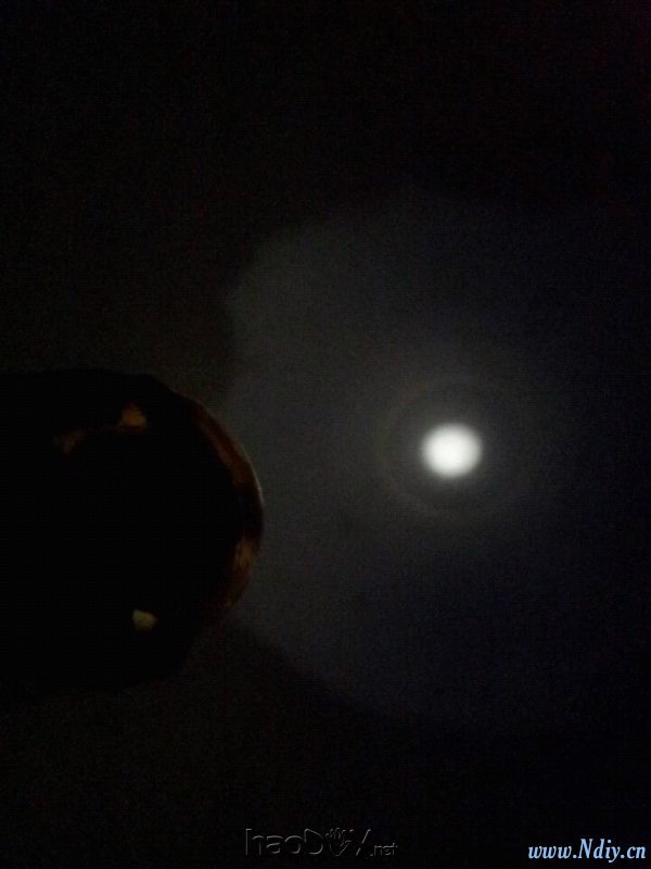 弱光 自制LED强光灯防水手电筒