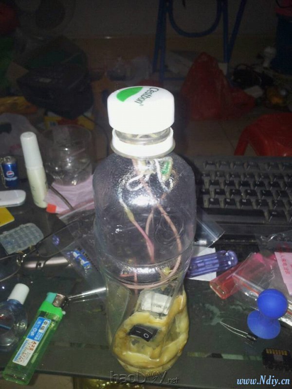 成品 自制LED强光灯防水手电筒