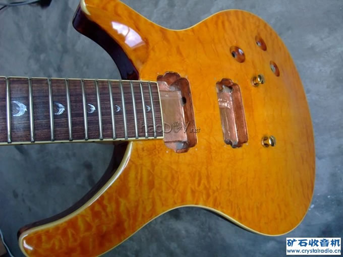 装品丝+拾音器槽做铜皮屏蔽 装品丝+拾音器槽做铜皮屏蔽