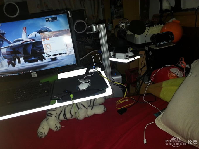 点击查看原图 主板大动工 前置usb3.0前置面板换新装