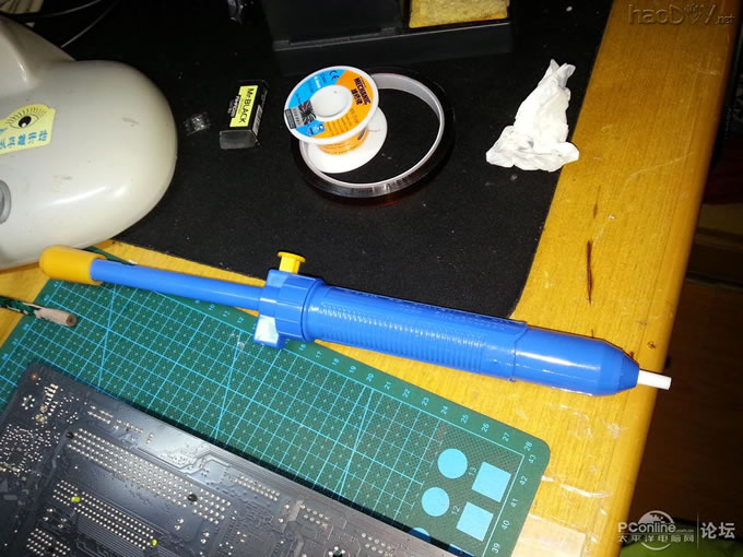 点击查看原图 主板大动工 前置usb3.0前置面板换新装