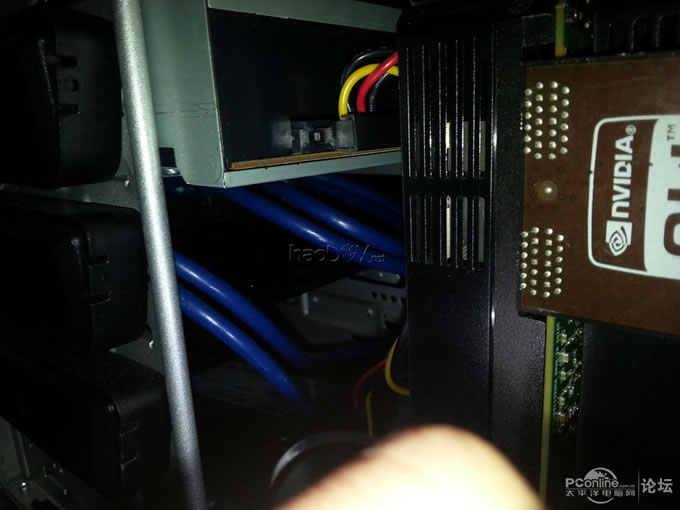 点击查看原图 主板大动工 前置usb3.0前置面板换新装