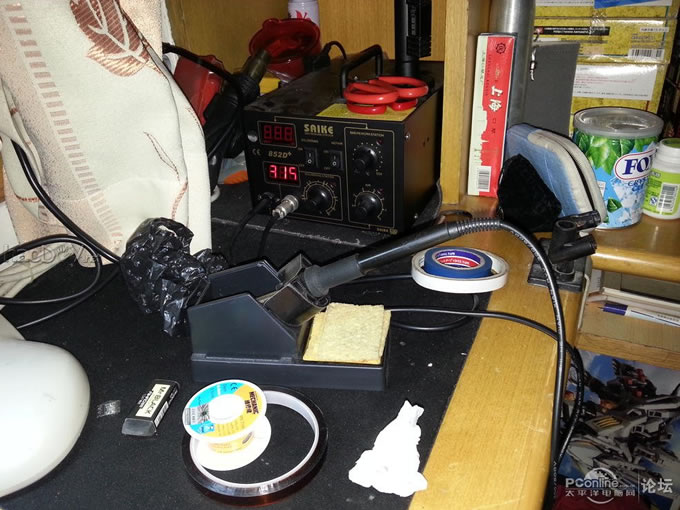 点击查看原图 主板大动工 前置usb3.0前置面板换新装