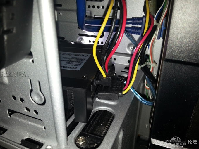 点击查看原图 主板大动工 前置usb3.0前置面板换新装