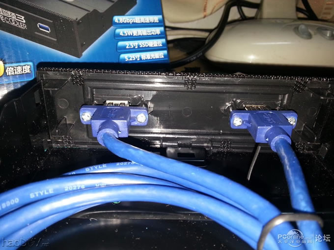 点击查看原图 主板大动工 前置usb3.0前置面板换新装