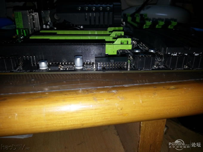 点击查看原图 主板大动工 前置usb3.0前置面板换新装