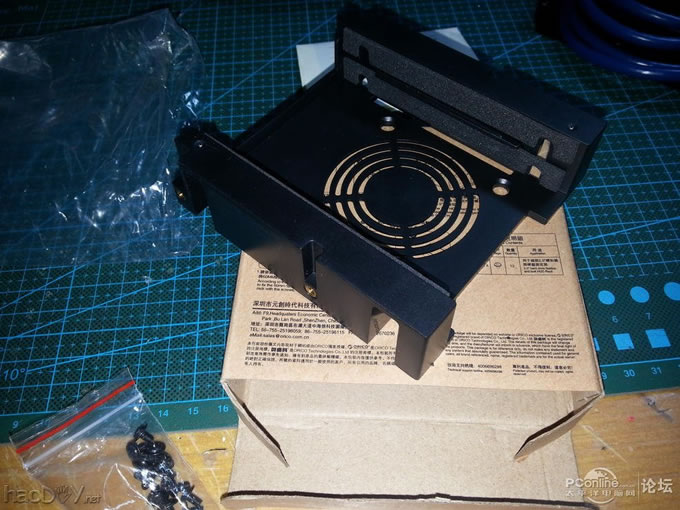 点击查看原图 主板大动工 前置usb3.0前置面板换新装