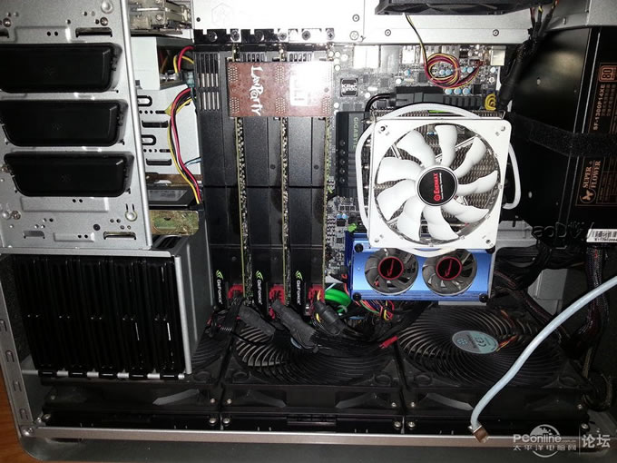 点击查看原图 主板大动工 前置usb3.0前置面板换新装