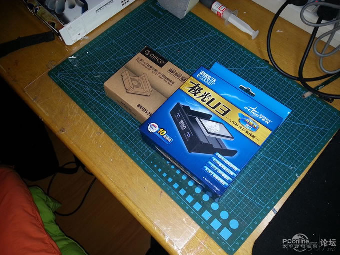 点击查看原图 主板大动工 前置usb3.0前置面板换新装