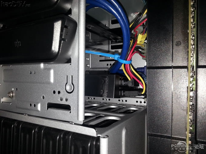 点击查看原图 主板大动工 前置usb3.0前置面板换新装