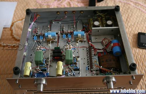 diy制作6sn7+2A3电子管单端胆机功放