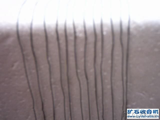 框形线圈所绕制工艺 无天地线大框矿石收音机(以及自制可变电容详解)