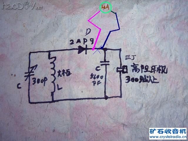 原理图和MF47表0.05mA电流档接入点检测法 原理图和MF47表0.05mA电流档接入点检测法