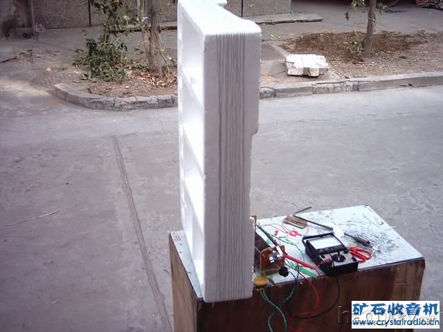 实验用二极管全体收音机 无天地线大框矿石收音机(以及自制可变电容详解)