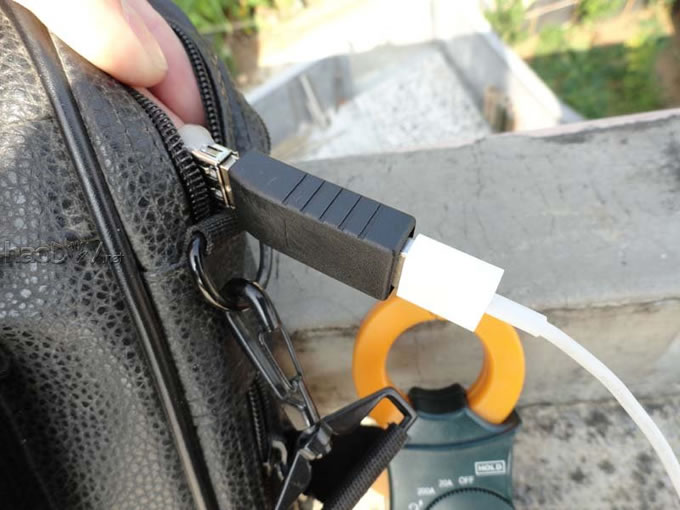 点击检查原图 节能环保无处不在,自制太阳能充电包包