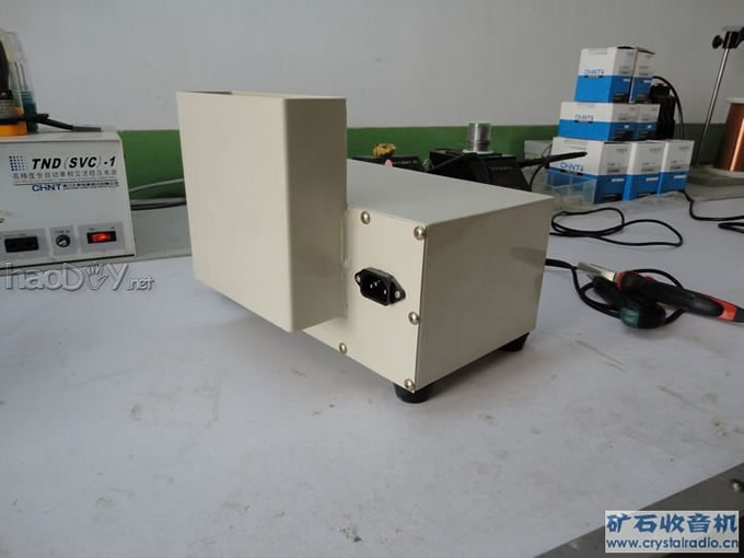 背面插座.jpg 环保+健康的DIY 电烙铁焊台吸烟抽烟风扇机工具