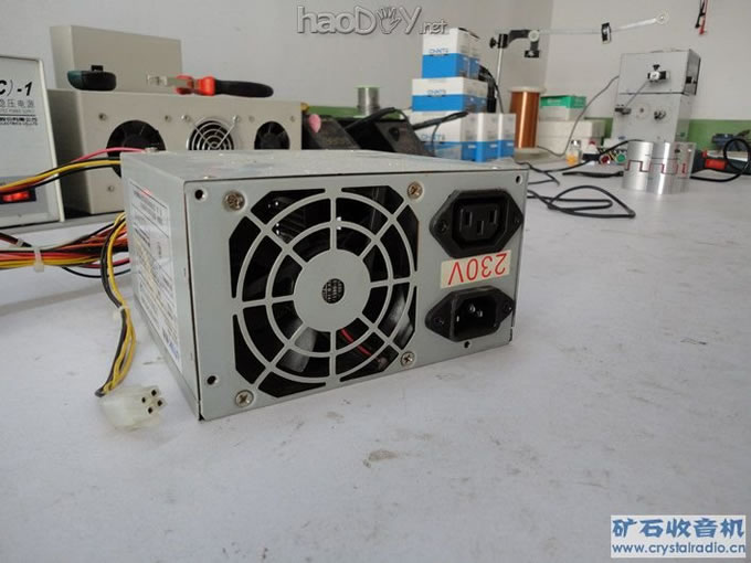 费旧电脑电源.jpg 环保+健康的DIY 电烙铁焊台吸烟抽烟风扇机工具