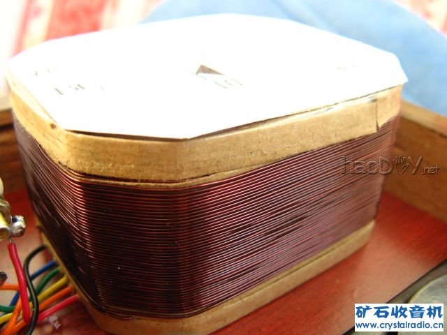 用茶叶桶作骨架绕制的线圈 用茶叶桶作骨架绕制的线圈