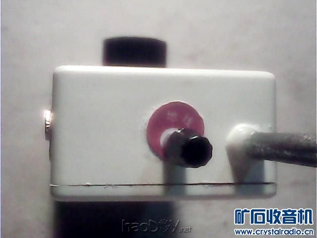 4-5-1参赛作品:FM矿石收音机:成品项面图.jpg 制作一台音量大的 灵敏度高:矿石FM收音机