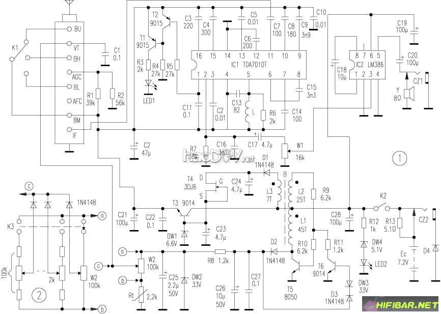 制作45--470MHZ调频接收机