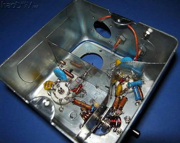 diy制作6N3/6F2电子管调频胆收音机高频头