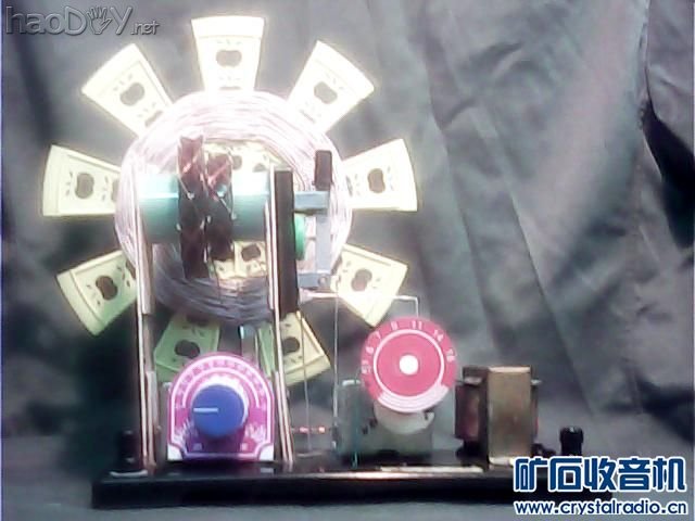 5成功1.jpg 一台不用天地线、且捡波器为纯矿石的AM矿石收音机