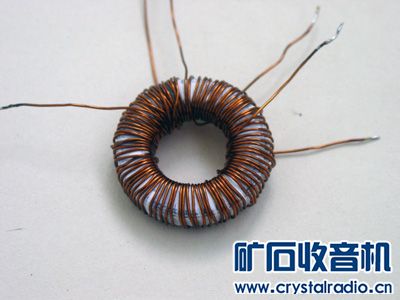 磁环线圈.JPG 矿石收音机多用测试仪