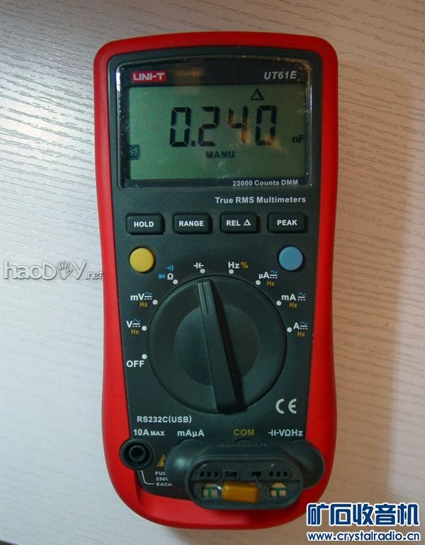 测量电容3.JPG 矿石收音机多用测试仪