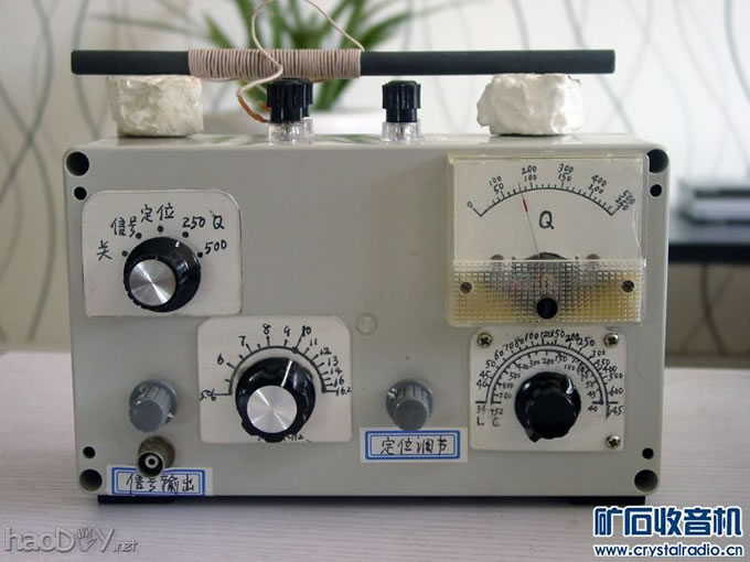 测试磁棒线圈.JPG 矿石收音机多用测试仪