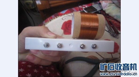 已入 精致的矿石收音机