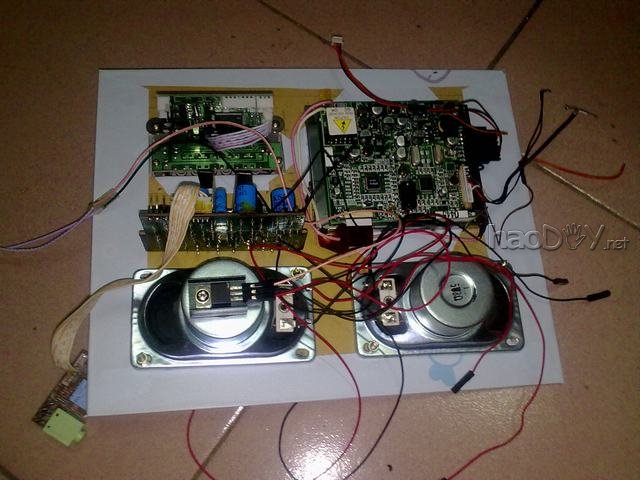 DIY制作带屏网络音频/视频播放音箱