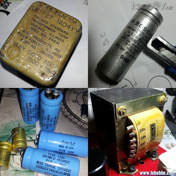 实作6N8P电子管胆前级