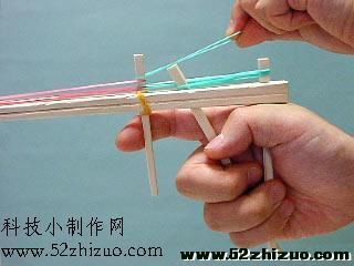 连发皮筋枪 连发皮筋枪制作 附视频