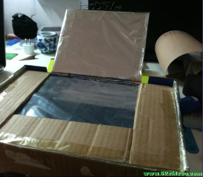 自制太阳能烤箱 自制太阳能烤箱 附视频