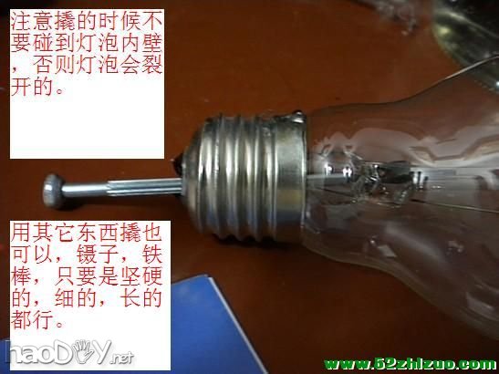 废旧灯泡变酒精灯 废旧灯泡变酒精灯