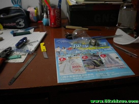 废旧灯泡变酒精灯 废旧灯泡变酒精灯