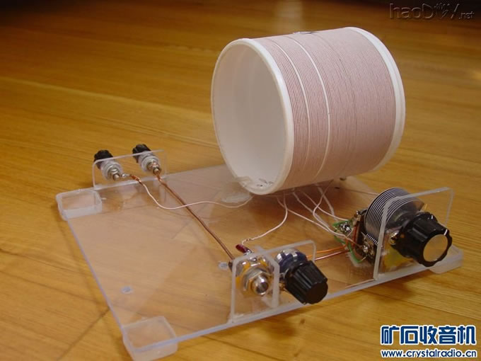 矿石机1.JPG 3DQ场效应管矿石收音机实验